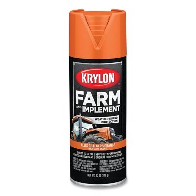 Farm and Implement Enamel Paint, 12 oz, Allis Chalmers Orange