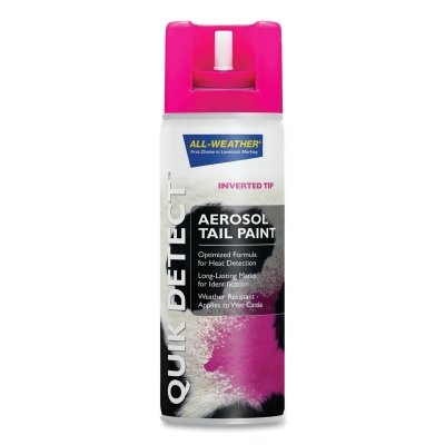 Quik Detect™ Aerosol Tail Paint, 13 oz, Pink