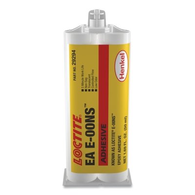 Loctite® HYSOL® E-00NS™ Epoxy Structural Adhesive, 50 ml, Dual Cartridge, Clear