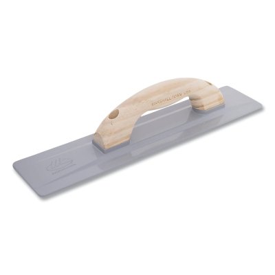 Beveled Cast Magnesium Hand Float, Wood Handle, 16 in L