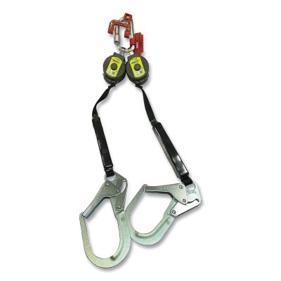 Turbolite™+ Twin Fall Limiter, Vectran, 11 ft L, Carabiner with G2 Connector, Locking Snap Hook, 420 lb, 2 Legs