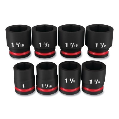 Shockwave™ Impact Duty™ 6-Point Socket Set, 3/4 in, SAE STD, 8-Pc