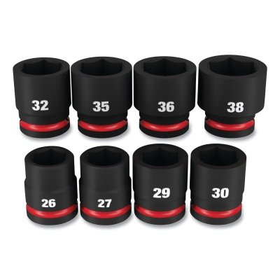 Shockwave™ Impact Duty™ 6-Point Socket Set, 3/4 in, Metric STD, 8-Pc