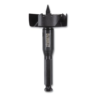 Heavy-Duty Self Feed Bit, 2-1/4 in dia, 5.5 in L, Carbon Steel