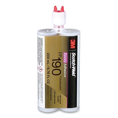 Scotch-Weld™ DP190 Epoxy Adhesive, 200 mL, Cartridge, Translucent