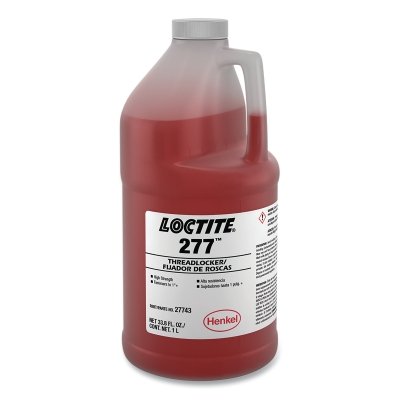 277™ High-Strength Threadlocker, 1 L, Red