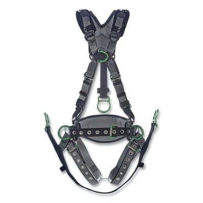 V-FIT™ Derrick Harness, Chest and Hip D Rings, Standard, Tongue Buckle Leg Straps