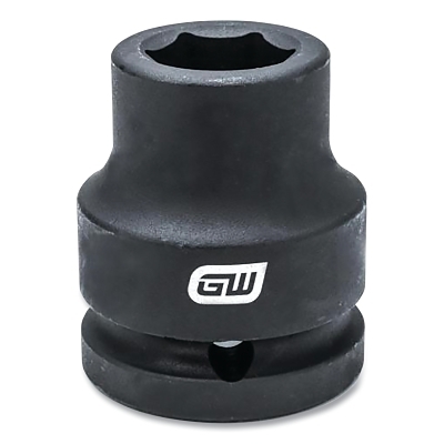 Impact Socket, 3/4 in Drive Size, 28 mm Opening Size, 6-point, Standard Length