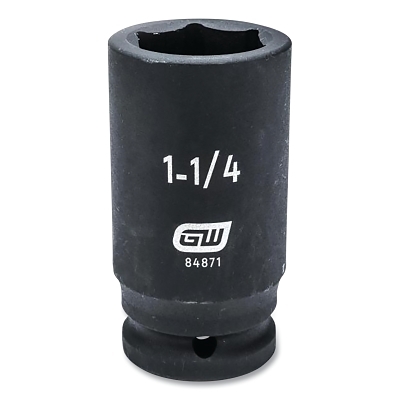 Impact Socket, 3/4 in Drive Size, 1-7/8 in Opening Size, 6-point, Deep Length