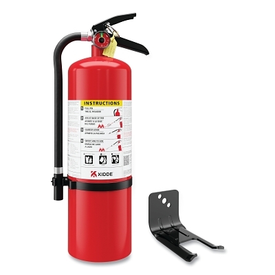 Pro Multi-Purpose Fire Extinguisher, ABC Fire Type, 10 lb Capacity, Includes Wall Hanger, 1 EA/EA