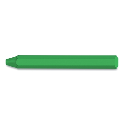 Scan-It® Plus Fluorescent Crayon, Hard, 1/2 in dia, 4.75 in L, Grasshopper Green