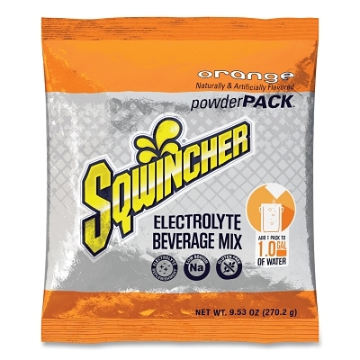 Powder Packs, Orange, 9.53 oz, Yields 1 gal