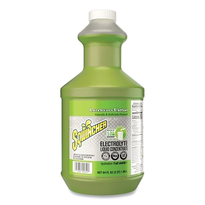 Liquid Concentrate, 64 oz, Bottle, Yields 5 gal, Lemon-Lime