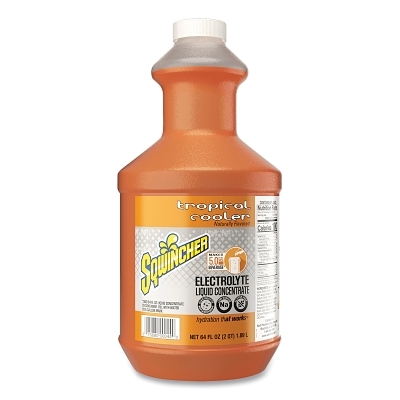 Liquid Concentrate, 64 oz, Bottle, Yields 5 gal, Tropical Cooler