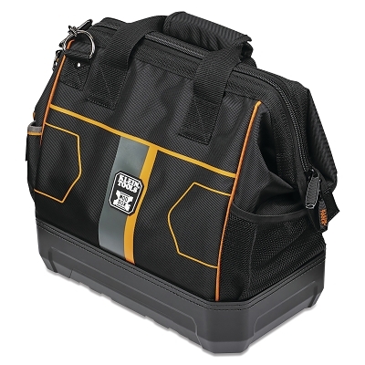 MODbox™ Tool Bag, 28 Pockets, 15.3 in L x 9 in H x 15 in H, Black and Orange
