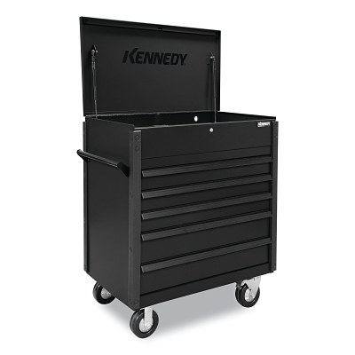 5-Drawer Maintenance Pro™ Industrial Tool Cart, 19052 in³, 39 in W x 43 in H, Black