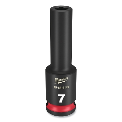 SHOCKWAVE™ Impact Duty™ Socket, 3/8 in Dr, 6-point, 7 mm Tip, Deep Length