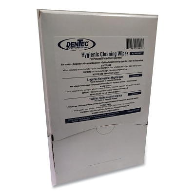 Hygienic Cleaning Respirator Wipe, 5 in L, For Air Respirator