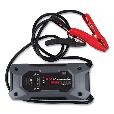 Jump Starter, 2000 A, 12 V, 36 in L Cable