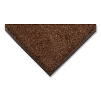 Sabre™ Moisture and Dirt Retention Entrance Mat, 130, 3/8 in x 2 ft W x 3 ft L, 19 oz Decalon®, Vinyl Backing, Brown