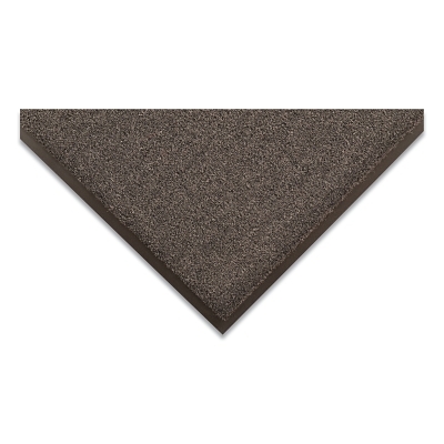 Sabre™ Moisture and Dirt Retention Entrance Mat, 130, 3/8 in x 2 ft W x 3 ft L, 19 oz Decalon®, Vinyl Backing, Charcoal