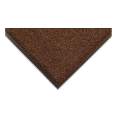 Sabre™ Moisture and Dirt Retention Entrance Mat, 130, 3/8 in x 3 ft W x 5 ft L, 19 oz Decalon®, Vinyl Backing, Brown
