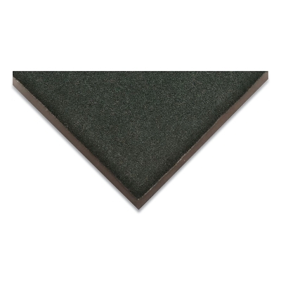 Sabre™ Moisture and Dirt Retention Entrance Mat, 130, 3/8 in x 3 ft W x 6 ft L, 19 oz Decalon®, Vinyl Backing, Hunter Green