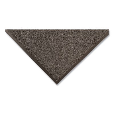 Dante™ Moisture Retention Entrance Mat, 131, 3/8 in x 2 ft W x 3 ft L, Decalon®, Vinyl Backing, Charcoal