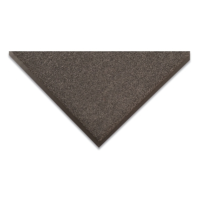 Dante™ Moisture Retention Entrance Mat, 131, 3/8 in x 3 ft W x 5 ft L, Decalon®, Vinyl Backing, Charcoal
