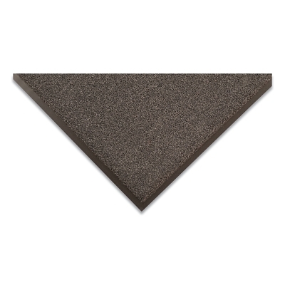 Dante™ Moisture Retention Entrance Mat, 131, 3/8 in x 4 ft W x 8 ft L, Decalon®, Vinyl Backing, Charcoal