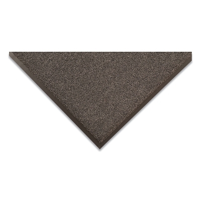 Dante™ Moisture Retention Entrance Mat, 131, 3/8 in x 3 ft W x 10 ft L, Decalon®, Vinyl Backing, Charcoal