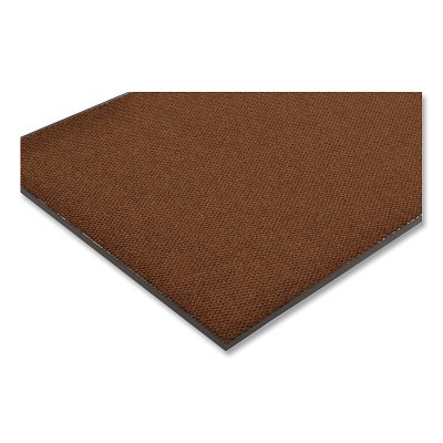 Polynib™ Debris Trapping Entrance Mat, 136, 3/8 in x 2 ft W x 3 ft L, 24 oz Poly Needle-Punched Yarn, Vinyl Backing, Brown
