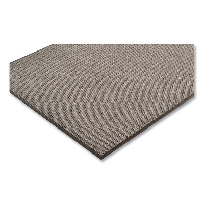 Polynib™ Debris Trapping Entrance Mat, 136, 3/8 in x 3 ft W x 5 ft L, 24 oz Poly Needle-Punched Yarn, Vinyl Backing, Gray
