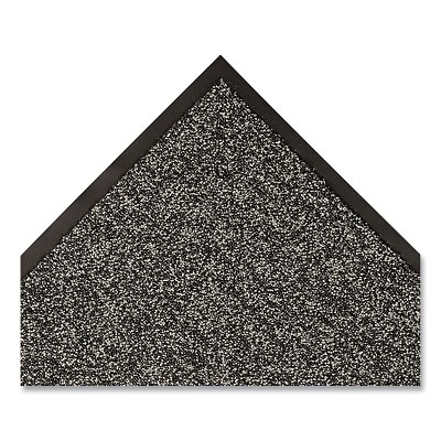Opera™ Scrape and Dry Entrance Mat, 137, 3/8 in x 3 ft W x 12 ft L, 26 oz Tufted Loop-Pile Poly/Decalon®, Vinyl Backing, Gray