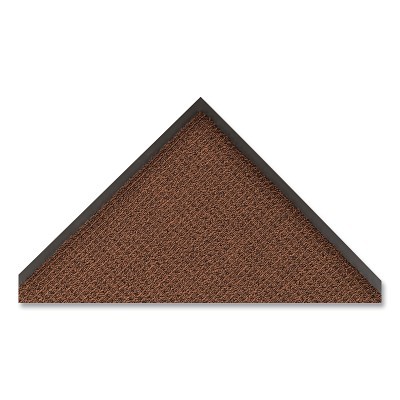 Uptown™ Entrance Mat, 138, 3/8 in x 3 ft W x 5 ft L, 36 oz Tufted Loop-Pile Decalon®, Vinyl Backing, Brown