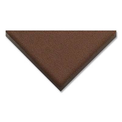Ovation™ Drying and Cleaning Entrance Mat, 141, 5/16 in x 2 ft W x 3 ft L, Decalon®, Vinyl Backing, Brown
