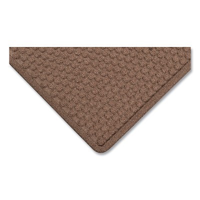 Aqua-Trap® Moisture and Scrape Entrance Mat, 150, 3/8 in x 4 ft W x 6 ft L, 20 oz Tufted Loop-Pile Poly, Rubber, Brown
