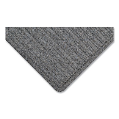 Barrier Rib™ Scraping and Drying Entrance Mat, 161, 3/8 in x 2 ft W x 3 ft L, 20 oz Tufted Loop-Pile Poly, Rubber, Slate Blue