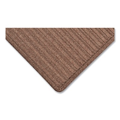 Barrier Rib™ Scraping and Drying Entrance Mat, 161, 3/8 in x 3 ft W x 5 ft L, 20 oz Tufted Loop-Pile Poly, Rubber, Brown