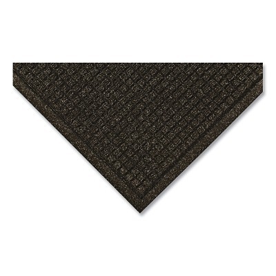 Guzzler™ CTE™ Scrape and Moisture Entrance Mat, 1/2 in x 4 ft W x 10 ft L, 26 oz Loop-Pile Poly, Rubber Cleats, Charcoal