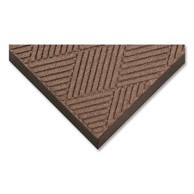 Opus™ Debris and Moisture Trapping Entrance Mat, 168, 3/8 in x 3 ft W x 4 ft L, Tufted Loop Pile, Rubber, Brown