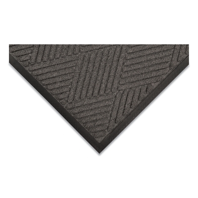 Opus™ Debris and Moisture Trapping Entrance Mat, 168, 3/8 in x 4 ft W x 6 ft L, Tufted Loop Pile, Rubber, Charcoal