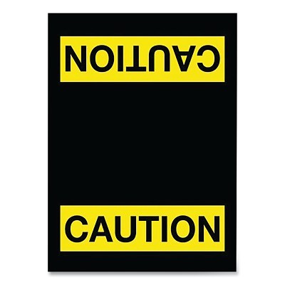 Safety Message Floor Mat, 194, 3/8 in x 3 ft W x 5 ft L, 24 oz Nylon, Vinyl, Vertical, Caution Message