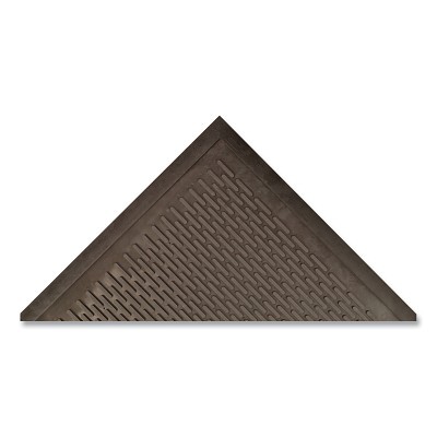 Soil Guard™ Rubber Scraper Entrance Mat, 340, 1/4 in x 3 ft W x 5 ft L, Compound Rubber, Black