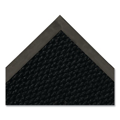 Master Trax® Custom Cut Entrance Mat, 370, 7/16 in x Up to 13 in W and 75 ft L, 54 oz Needle-Punch Poly, Rubber Bckg, Black