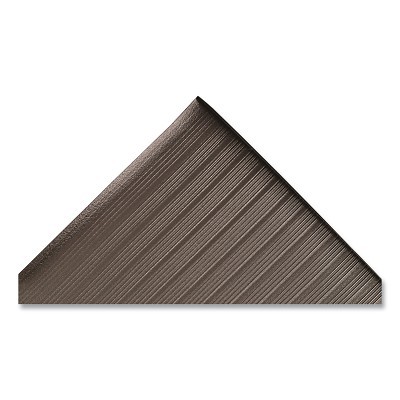 Airug® Anti-Fatigue Mat, 410, 3/8 in x 2 ft W x 60 ft L, PVC Foam, Black