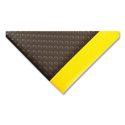 Bubble Sof-Tred™ Dyna-Shield® Anti-Fatigue Mat, 417, 1/2 in x 2 ft W x 60 ft L, PVC Foam, Black