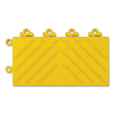 Diamond Flex-Lok™ Ramp, 620, 1 in x 6 in W x 12 in L, Female, PVC, Yellow