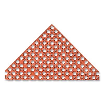 Challenger™ Large Drainage Hole Anti-Fatigue Mat, T25, 3 ft W x 5 ft L x 3/4 in, General Purpose Rubber, Black