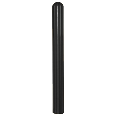 Post Sleeve, 4 in x 56 in H, Fluted, Black